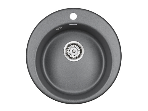 Кухонная мойка Paulmark GELEGEN 50 PM404800-DG 50х50 цвет серый